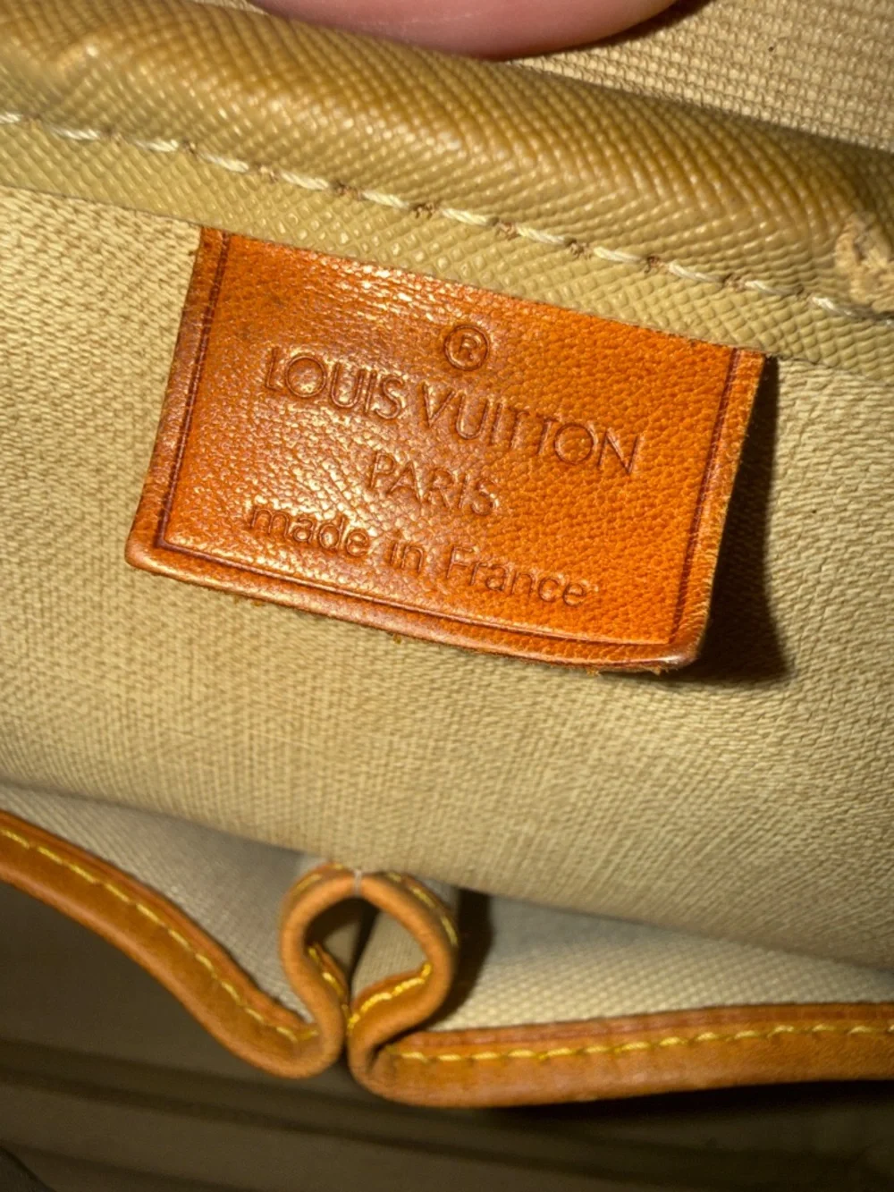 Louis Vuitton Monogram Deauville Top-Handle Satchel in Brown and Tan